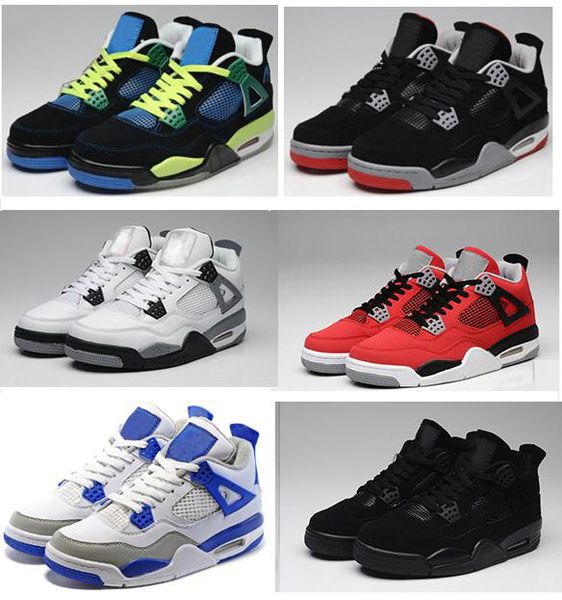 

Баскетбольная обувь 4 4s Чистый Деньги Белый Белый Цемент Премиум Черный Порожденный Красный Красный Мужские Спортивные Кроссовки Интернет-магазины