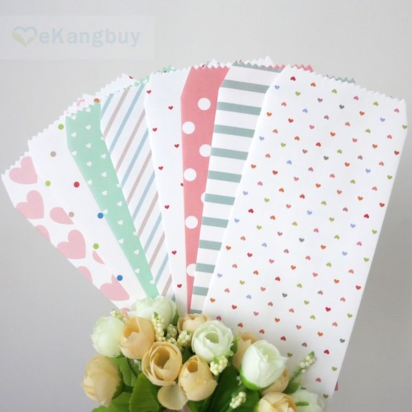 

8pcs lovely paper envelope cards scrapbooking party favor envelope bag