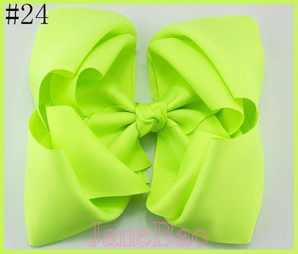 

30pcs 7-8'' double layered boutique hair bows stacked abc hair bows girl accessories, Slivery;white