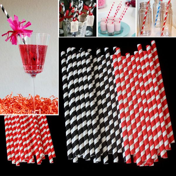 

paper spiral straws striped disposable bubble tea thick drinking paper straws environment friendly kraft paper straw wedding party hh7-1292