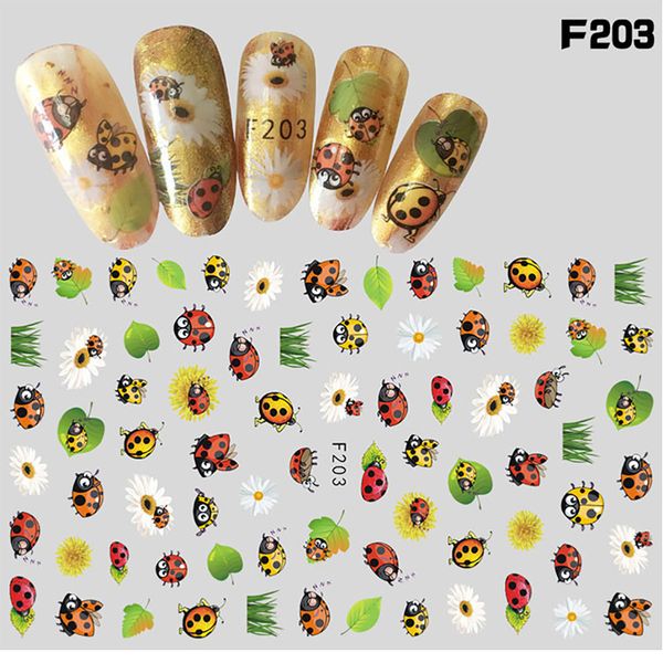 

2018 newly fashion 10colors 1pcs women nail art nial sticker halloween designs girl beauty nail art tools hipping 5p105, Black