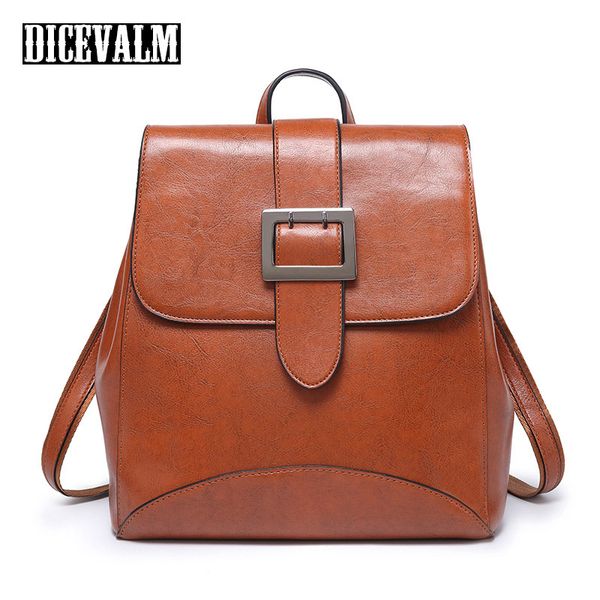 

new arrival leather backpack women black travel shoulder women bag school bags for teenager girls large capacity daypack