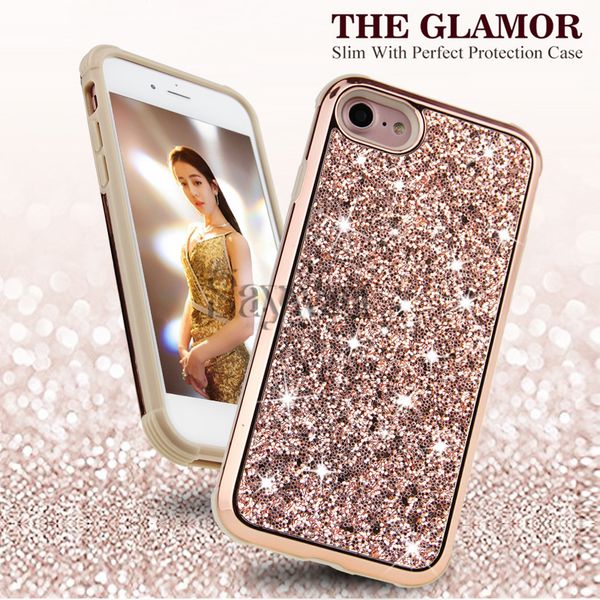 

Новый дизайн Diamond Телефон чехол для Samsung Galaxy S9 Plus Note8 Премиум Bling 2in1 Роскошные блестящие чехлы для iPhone X 8 7 6