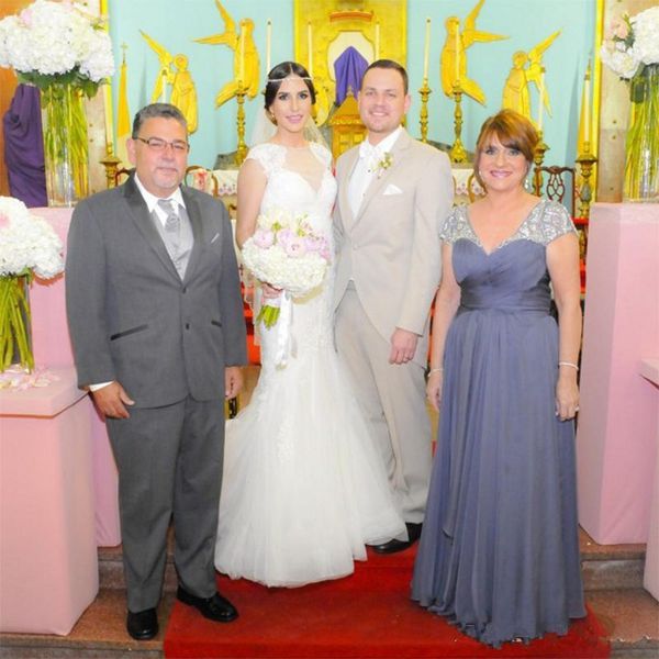 2018 Plus Size Mother Of The Bride Dresses V Neck Long Formal Evening