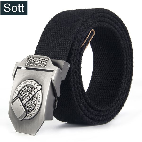 

sott] automatic women buckle mental belts for men fashion solid black luxury women waist belts jeans, Black;brown