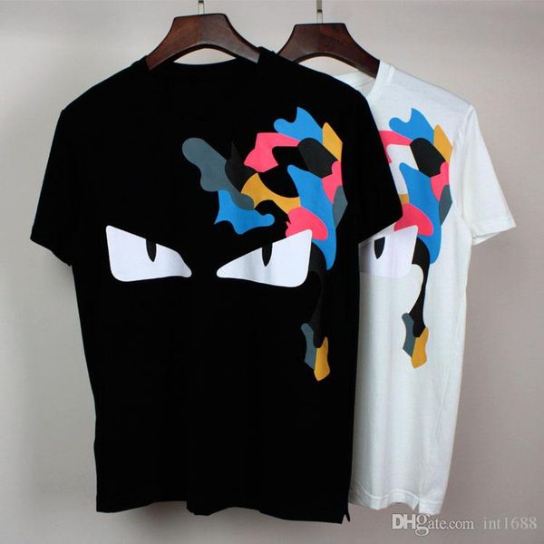 

2016 summer new style t shirt Unisex Women Men Little monsters print men's tshirt homme T-shirt mens brand tee shirt