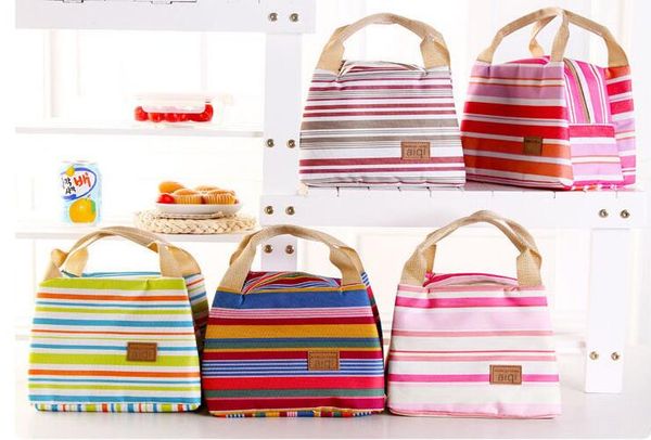 

Canva tripe picnic lunch drink thermal in ulated cooler tote bag portable carry ca e lunch box 6 color