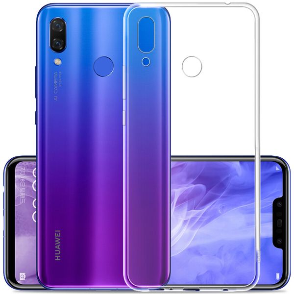 

For Huawei P20 Lite P10 plus Transparent Clear TPU Gel Phone Soft Back Case Cover For Honor 8 9