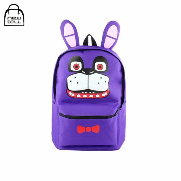

five nights at 's chica foxy bonnie cartoon character shoulder bag fnaf backpack school bag