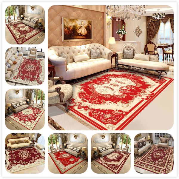 

neoclassical european style carpets for living room bedroom bedside floor mat rugs and carpet coffee table luxury tapete rug