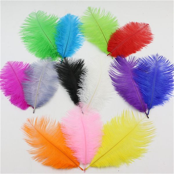 

Ostrich Feather 100pcs /Lot 15 -20cm Wedding Party Supplies High Quality 6 -8 Inches Ostrich Feathers Plumes