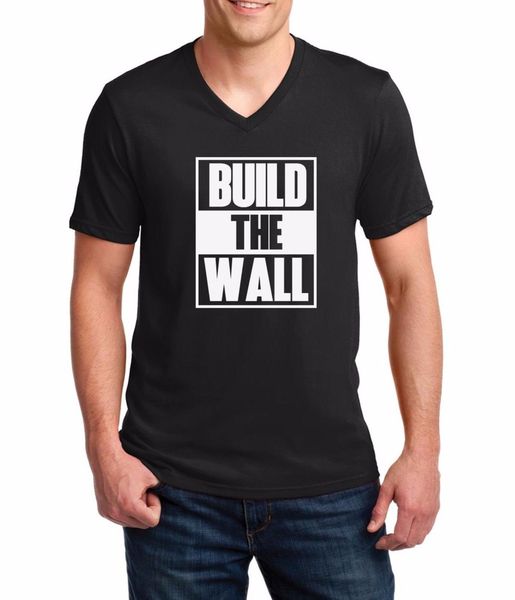 Santa Fake News Edgy Humor Trump Xmas Joke Funny Christmas V-Neck T Shirt