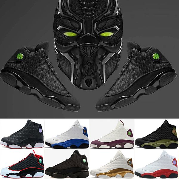 

New Hyper Royal DMP bred GS Bordeaux Hologram Barons Chicago Altitude Playoff men basketball shoes 13s sports Sneaker 41-47