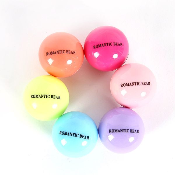 

2019 24pcs ball lip balm makeup baby lips balm a levre cute fruity flavor lipbalm natural plant nutritious lips care