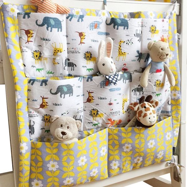 2019 Bed Hanging Storage Bag Baby Cot Bed Brand Nursery Diaper