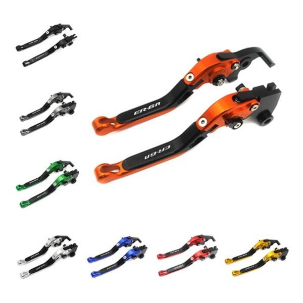 

extendable folding motorbike brake brakes clutch levers for kawasaki er-6n 2009-2016
