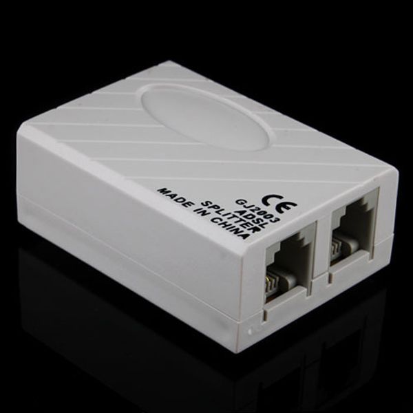 

Wholesale- ADSL Modem Broadband Phone Line Filter Splitter 02 #257