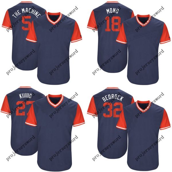 

Los Angeles 5 Albert Pujols The Machine 16 Huston Street Larrry 27 Mike Trout Kiiiiid 2017 Players' Weekend Baseball Jerseys