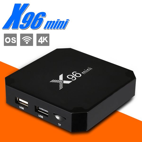 

X96 mini tv box android 7 1 tv box 2gb 16gb amlogic 905w quad core iptv mart box with retail package