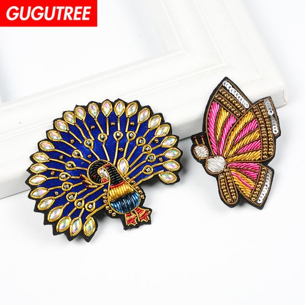 

gugutree india wire love heart patches,crystals diamonds insects sequined applique patch for coat,t-shirt,hat,bags,sweater,backpack iwp-18, Black