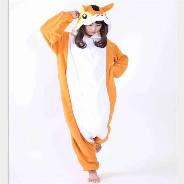 

wholesale animal kigurumi squirrel onesie cosplay costume pajamas sleepwear for men women winter christmas, Blue;gray