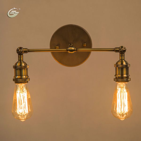 

retro wrought iron wall lamp length 32cm ing