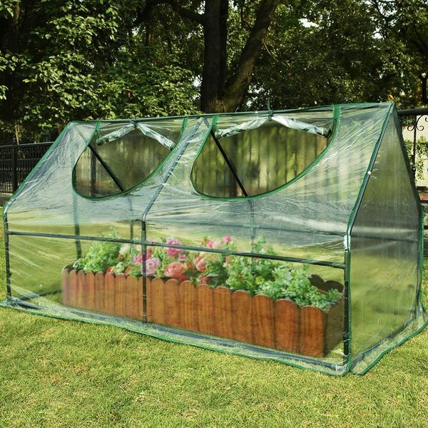 

Quictent портативный мульти Cloche сад мини-теплица зеленый расти горячий дом 71X36