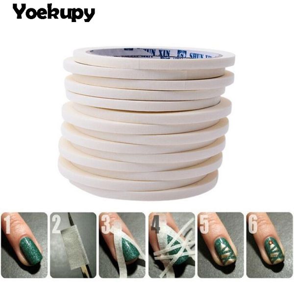 

0.5cm guide diy stickers 17m sticker roll striping tape art nail tips edge, Black