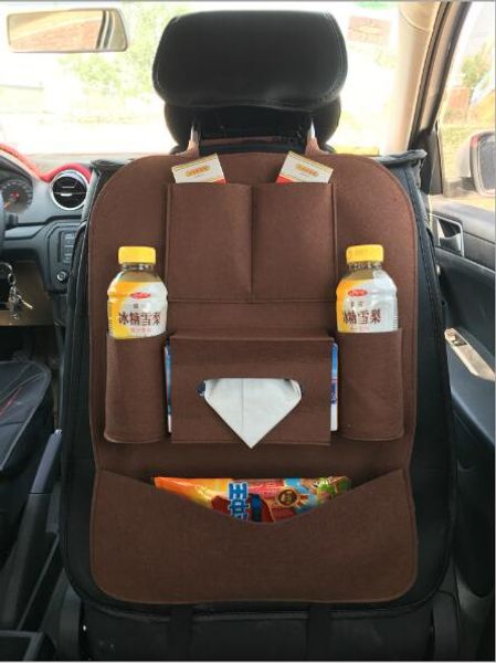 New Universal Car Auto Seat Back Protector Cover Car Interior Children Kick Mat Storage Bag Accessories Car Styling Police Car Seat Organizer Portable