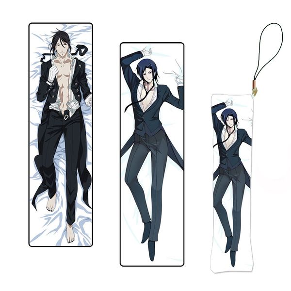 Black Butler Anime Keychain Figure Sebastian Michaelis Ciel Grell