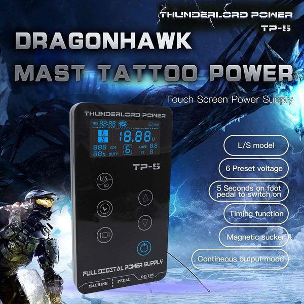 

Профессиональные татуировки питания интеллектуальный цифровой ЖК-дисплей 1.5 A дв