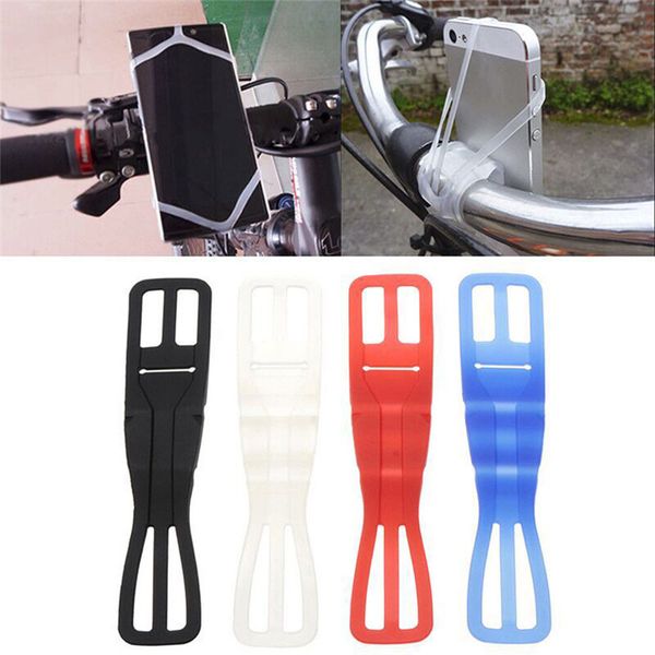 

universal silicone elastic bicycle motorcycle bike mount holder for mobile phone outdoor sports bicycle bike accessories aug 14