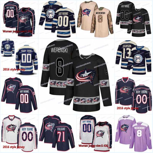

New Season Columbus Blue Jackets Jersey 38 Boone Jenner 46 Ryan MacInnis 20 Riley Nash 67 Justin Scott 45 Lukas Sedlak Hockey Jerseys