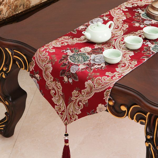 

wedding red europe table flag table runner tablecloth embroidered runners flag dinner mats home textile