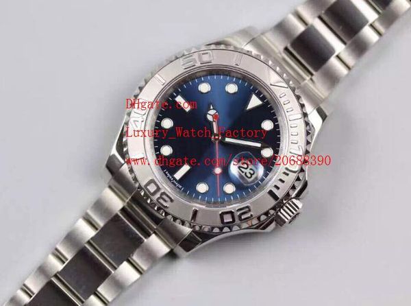 

factory supplier luxury sapphire perpetual 116622 blue dial automatic mechanical 40mm asia 2813 movement men's watch watches, Slivery;brown