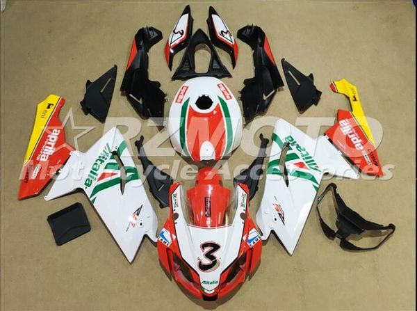 3 ücretsiz hediye Aprilia RS125 2006 2008 için komple Fairings 2009 2010 2011 RS125 06-11 RS125 RS 06 07 08 Kırmızı Beyaz X95