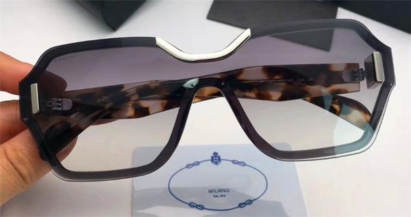 

the latest women sunglasses geometric cutting frameless frame connection the lens design 15t protection eyewear paris fashion show models, White;black
