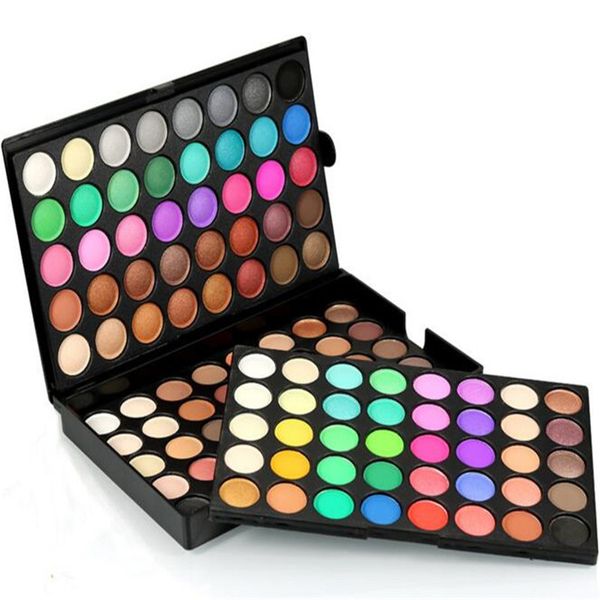 Trucco professionale Ombretto Shimmer Matte Eyeshadow Palette Set Kit 120 colori Ombretto cosmetico nudo DHL spedizione gratuita