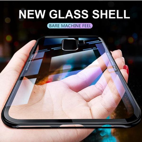

new selling tpu luxury tempered glass back phone cover phone case for iphone x, iphone 8, iphone 8 plus,samsung s8 ,samsung s9,note 8