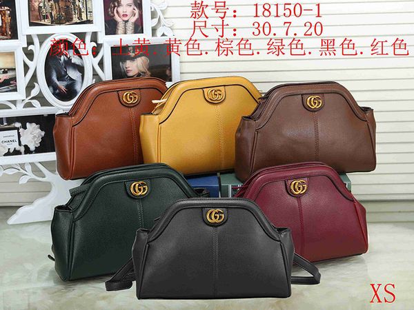 

Free shipping Women Leather main Bag Disco Shoulder Bag Purse handbag main 6 colors 2019