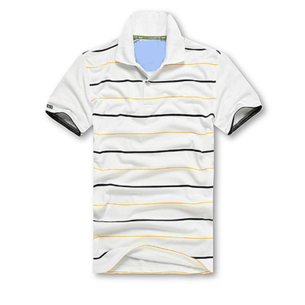 2020 Новый бренд мужской рубашки поло Top Крокодил вышивка мужчины короткий рукав рубашки хлопка футболки поло рубашки Горячие Продажа мужской одежды