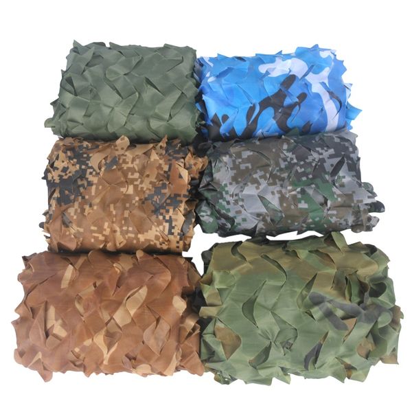 

vilead simple 1.5m*2m woodland blue green desert digital camouflage nets camo neing without edge binding sun shelter car cover