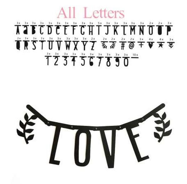 All English Alphabet Letter Number Symbol Diy Removable