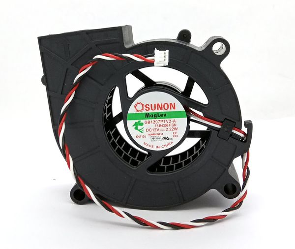 Yeni Orijinal Sunon GB1207PTV2-A F.GN DC12V 2.22W 70*25mm 3 Çizgiler Projektör Blower Soğutma Fanı için Takometre Sinyali