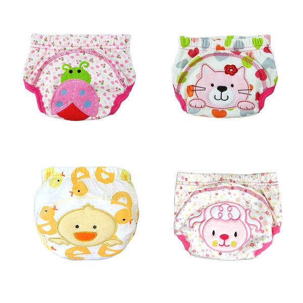 

4pcs baby diapers/children cloth diaper/reusable nappies/adjustable diaper cover/washable pant washable reusable newborn cloth