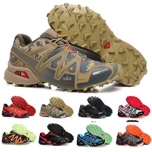 

Salomon Бренд Outlet UK Solomons Speedcross 3 CS Trail Casual Shoes женщины Легкие кроссовки Navy Solomon III Zapatos Водонепроницаемая спортивная обувь