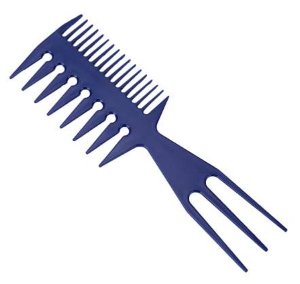 

pro salon double side tooth combs barber hair dyeing cutting fish bone shape comb coloring tint brush home use diy styling tools, Silver