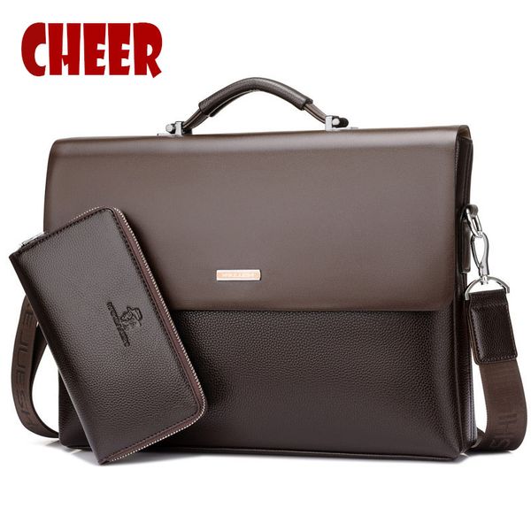 

2017 new fashion men bag high capacity handbag messenger bags business briefcase designer lapbag shoulder