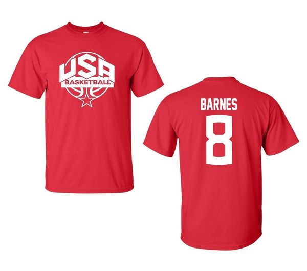 Usa Men S Basketball Harrison Barnes 8 Front Back Men S
