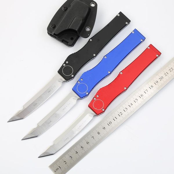 

Mi Halo V Tanto Knife (4.6" Satin) 150-4 single action auto Tactical knife Survival gear knives with kydex sheath New in box